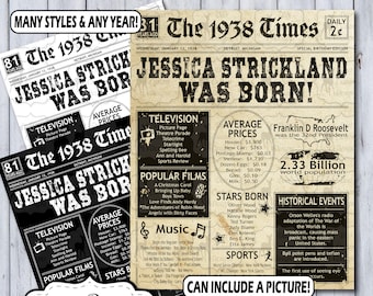 Newspaper Posters