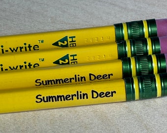 Personalized Engraved Laddie Ticonderoga Tri-Write #2 Beginner Pencil for Back to School Laser Engrave Teacher or Kindergarten Pre-K Gift