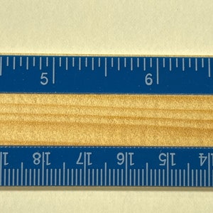 Personalized Laser Engraved 12 Wooden Ruler for Back to School Elementary Student or Teacher Gift Laser Engraved Wood Rulers Blue Wooden Ruler