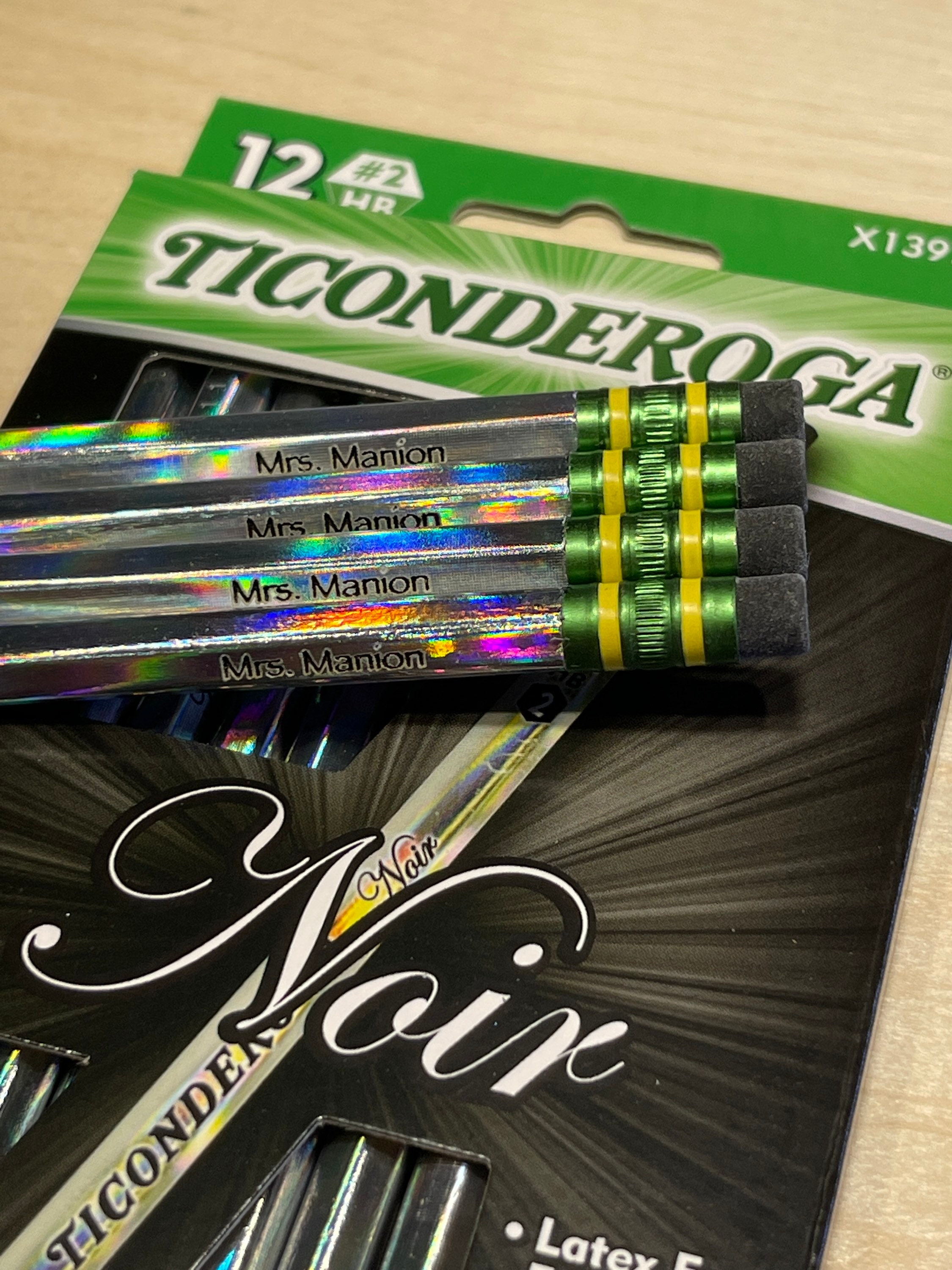 Personalized Laser Engraved Ticonderoga Pencil Teacher Student Special Gift  Unit Of pack: 1 pencil: Buy Online in the UAE, Price from 49 EAD & Shipping  to Dubai