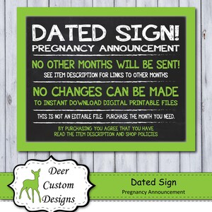 St. Patrick's Day Chalkboard Pregnancy Announcement Photo Prop Leprechaun Baby Reveal Printable Poster December Instant Download Sign image 3