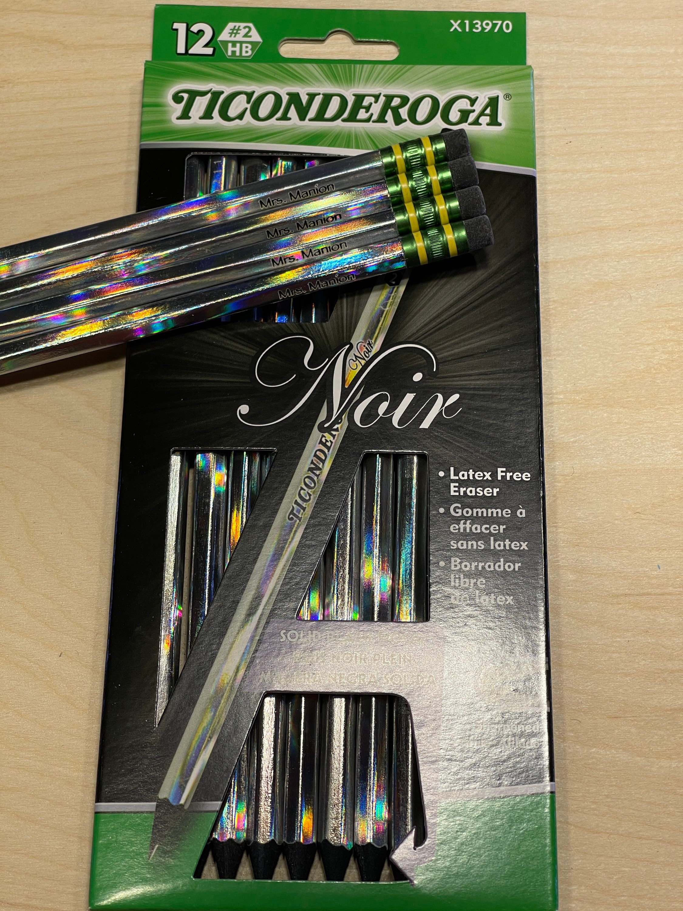 Ticonderoga® Noir Pencils 12 ct Box