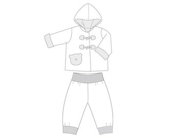 baby girl duffle coat