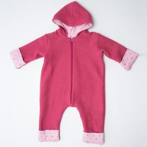 Baby Sewing Pattern PDF Download Digital Infant Clothing Design Hooded Jumpsuit Pattern With Zipper Closure Multiple Size Options Newborn To Eighteen Months Instant Access Project Bundle Complete Instructions Easy To Follow Guide DIY