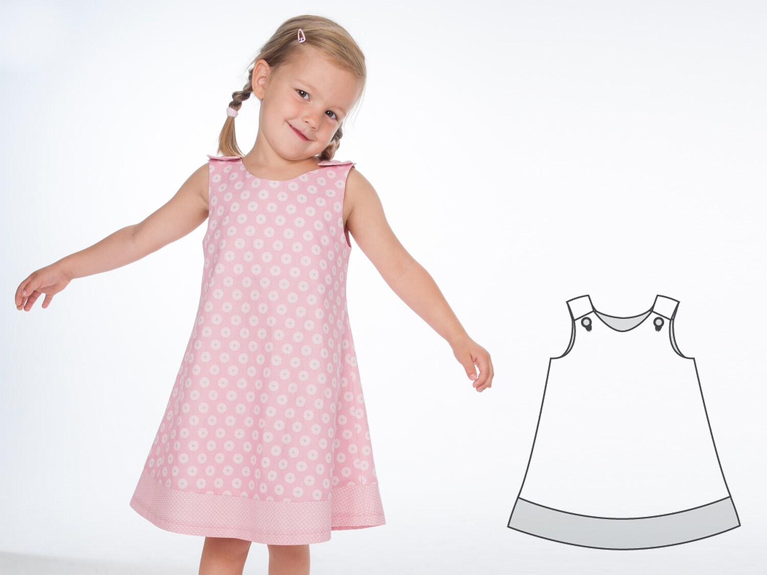 easy childs dress pattern