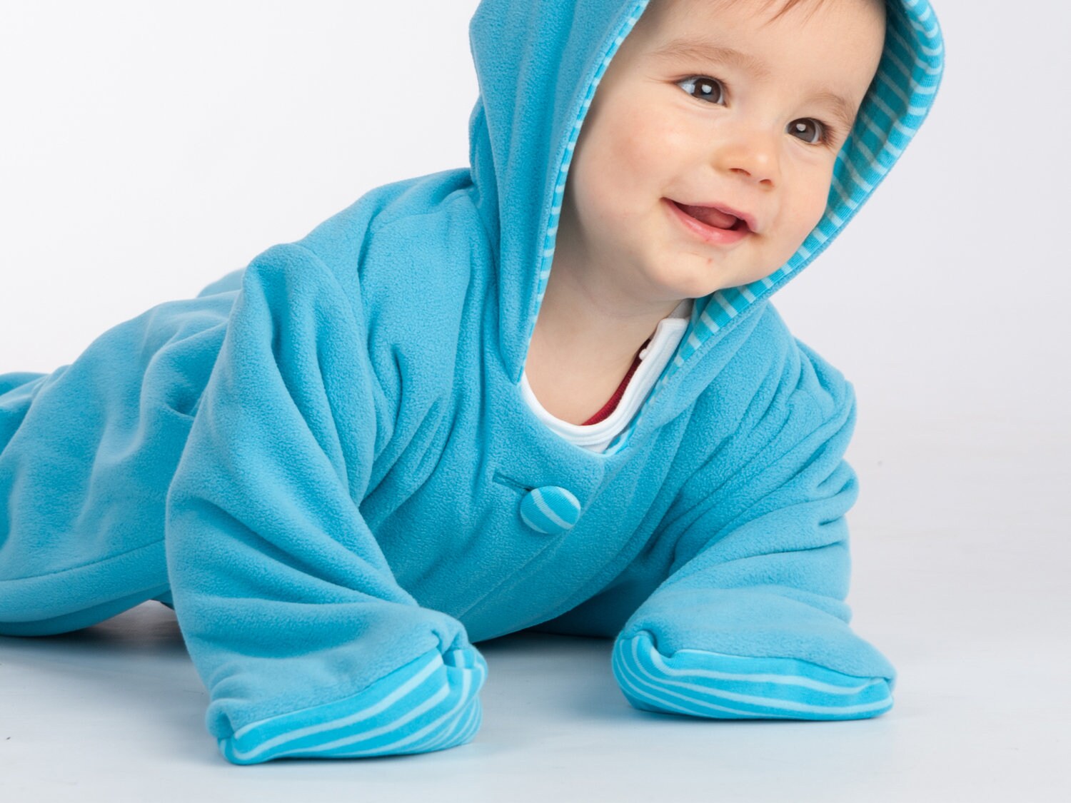 baby hooded jumpsuit