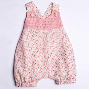 Sewing Pattern Set LUNA CHARLOTTE PDF Baby Romper Overalls Sizes 0m-2y