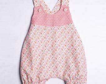 Zestaw wykrojów krawieckich LUNA CHARLOTTE PDF Kombinezon niemowlęcy 2 warianty Rozmiary 50/56-86/92 A4 A0