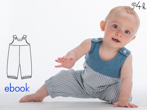 Babyhose, Trägerhose, Strampler, Baby Overall, Babyanzug ...