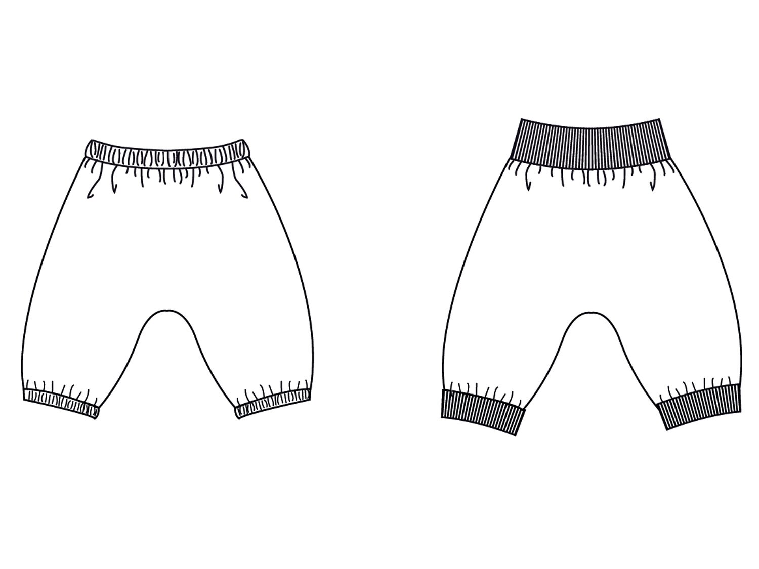 Baby Boy Girl Harem Pants Pattern Pdf Sewing Pattern for Etsy Australia