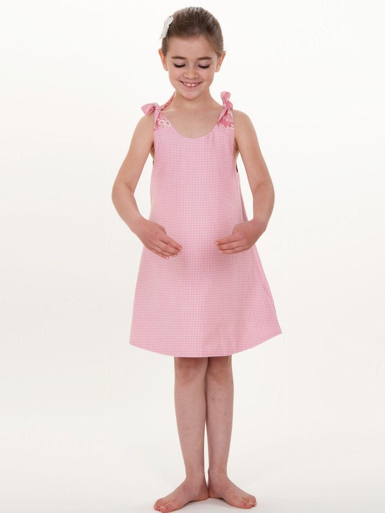 Hängerchen / Kleid für Mädchen in 3 Variationen, Größen 68-122 Schnittmuster Ebook pdf von Patternforkids Bild 2