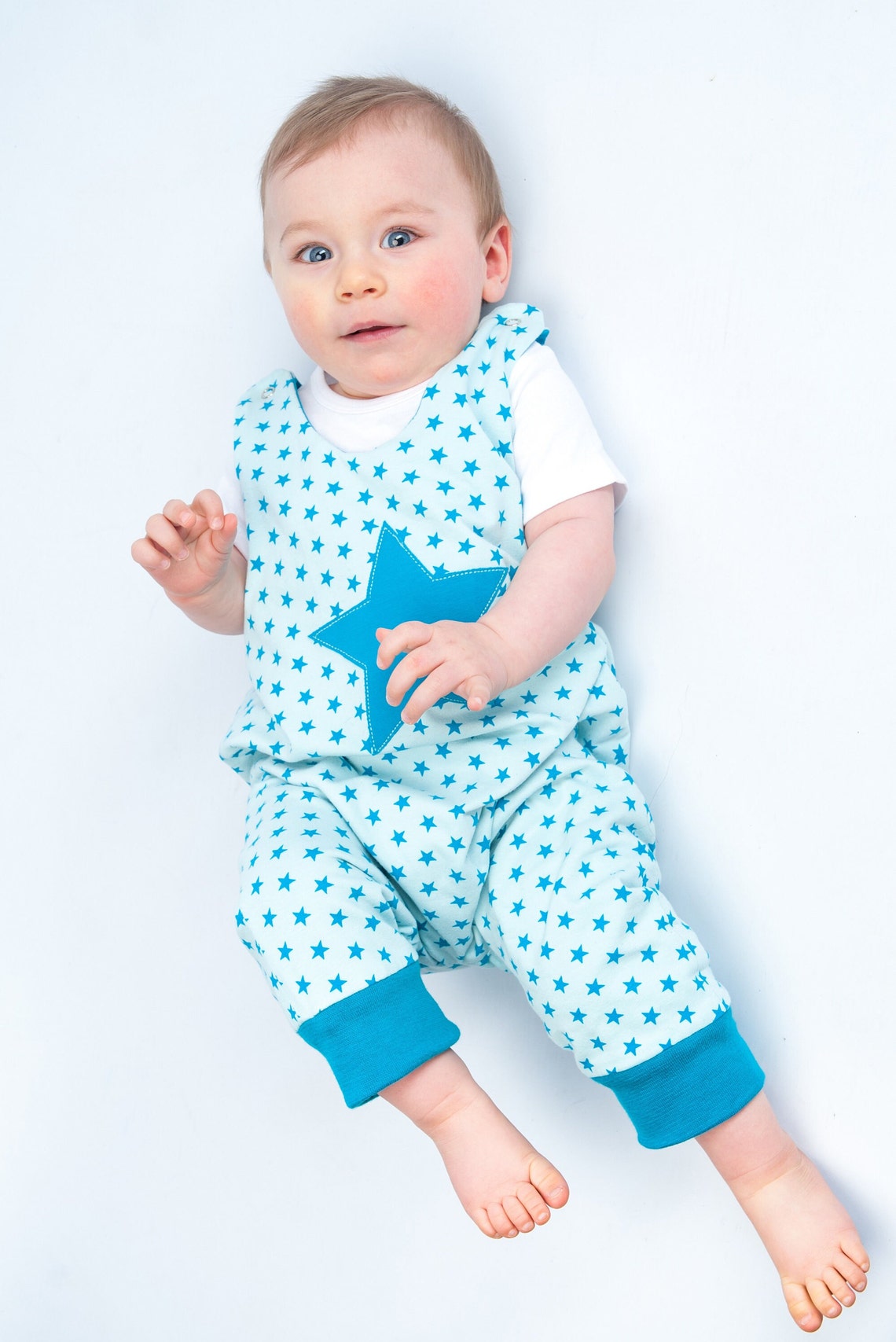 Baby Dungaree Sewing Pattern Pdf for Boys Girls With Knitted Etsy