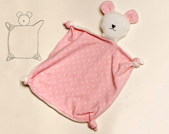 Baby Lovey Pattern TONDINO – Mouse Comforter and Security Blanket PDF