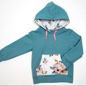 Schnittmuster Sweatshirt Hoodie und Haremshose, Jogginghose Größen 80 146 von Patternforkids Bild 2