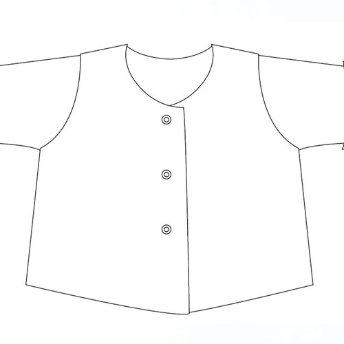 Easy Reversible Baby Jersey Jacket Pattern Pdf for Boy Girl Etsy