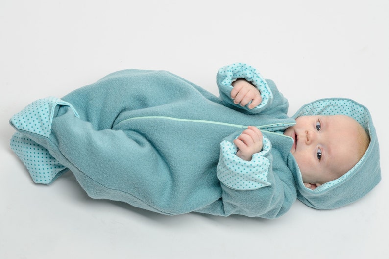 PDF Sewing Pattern Baby Jumpsuit Design Digital Download Format Infant Clothing Collection Size Range Options Hooded Design Features Zipper Closure Details Complete Instructions Bundle Easy Project Guide Instant Access Package