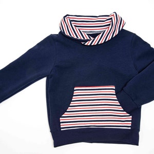 Schnittmuster Sweatshirt Hoodie und Haremshose, Jogginghose Größen 80 146 von Patternforkids Bild 9