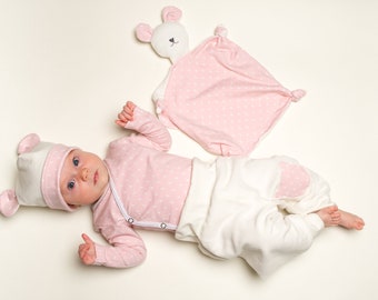 Baby Set Wickelbody Kinder Body, Hose, Mütze und Kuscheltier Schnittmuster pdf CIELO, BEBE und ORSO von Patternforkids