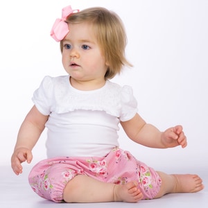 Baby Harem Pants PDF Sewing Pattern • Comfy Balloon Pants • Unisex Baby Trousers • Easy Beginner Pattern • For Jersey • Instant Download