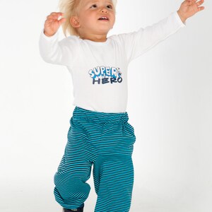 Kinderhose aus Jersey mit Bündchen