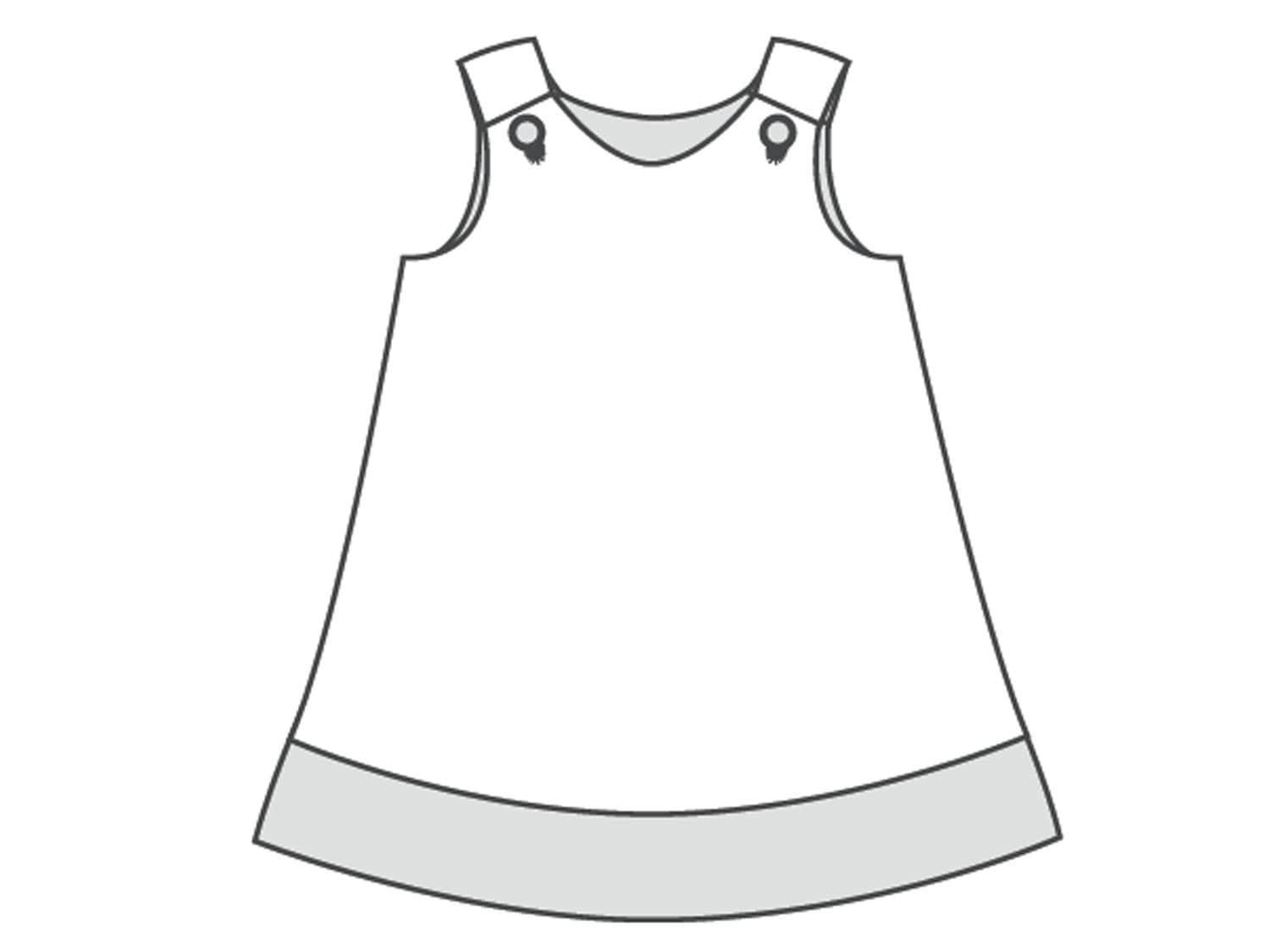 tunic pinafore dress