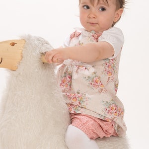 Baby Twinset Sewing Pattern PDF | Dress &  Baby Bloomers Shorts | Easy Baby Outfit Pattern | Sizes 3m to 4y | Instant Download