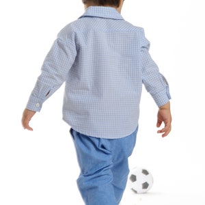 Schnittmuster Hemd TOM für Baby und Kinder-Jungen Größen 68-122 Patternforkids Bild 4