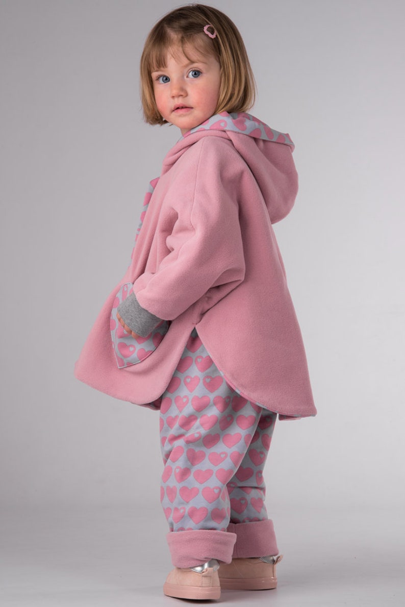 Girls baby poncho and pants sewing pattern pdf. Lined unisex Etsy