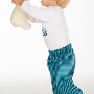 Kinderhose aus Jersey mit Bündchen