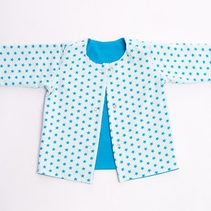 Baby Jacket Sewing Pattern FLAVIO – Reversible Hooded Jacket PDF 1m–3y