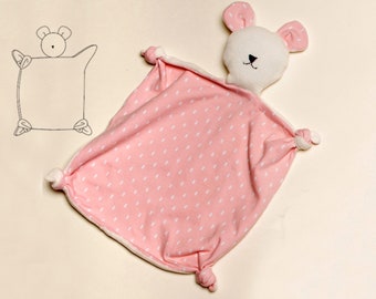 Sewing Pattern Soft Toy TEDDY PDF Baby Plush toy Tutorial A4 0m+