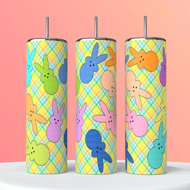 Easter Plaid Bunny Rabbits 300 DPI PNG Etsy