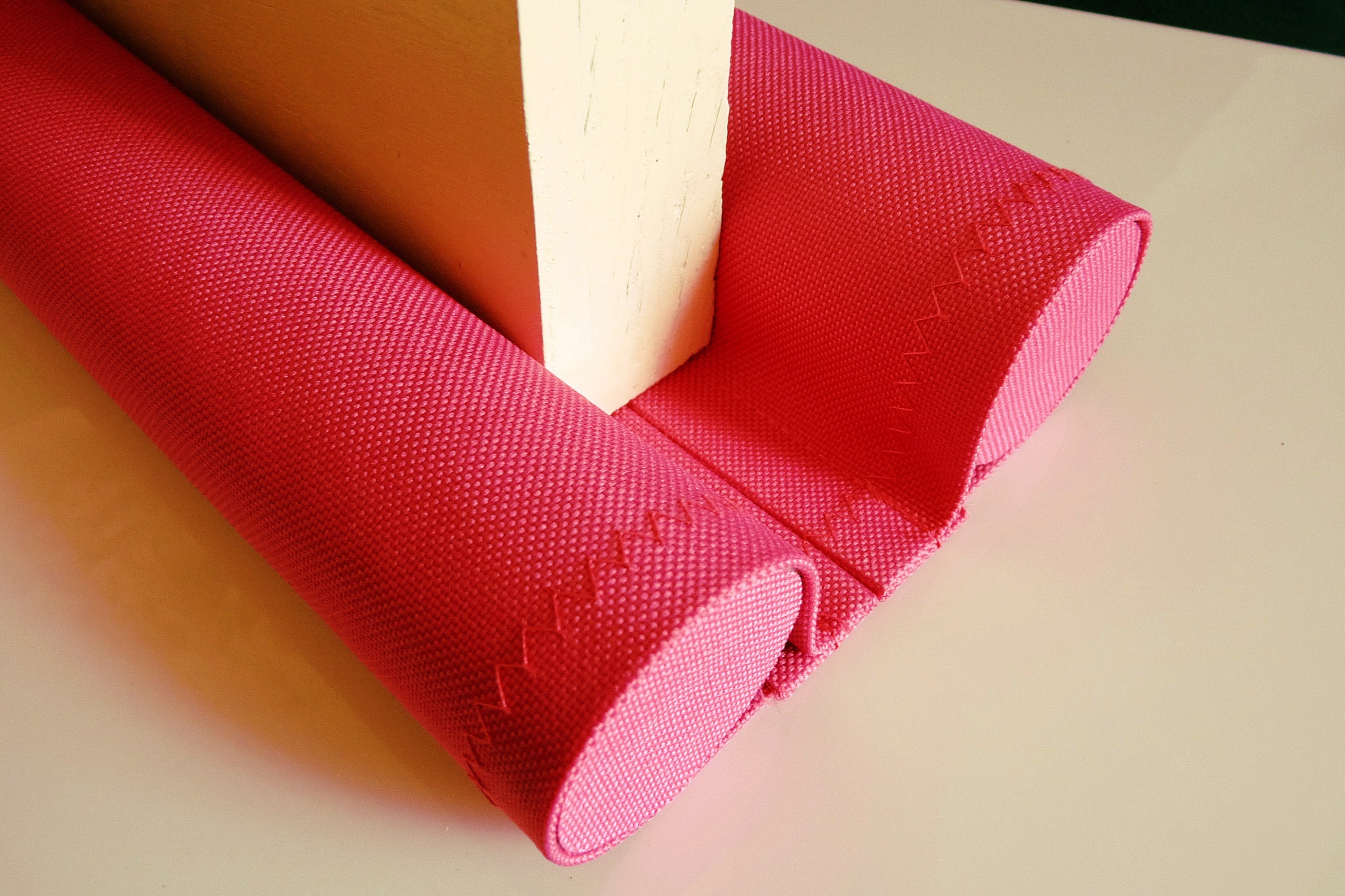 Breezeze Bas de Porte Double, Rose, Fait A Mesure Par Breezeze