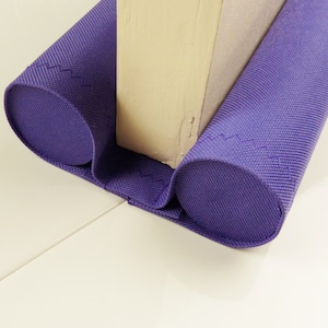 Custom Double Draft Stopper – Purple, Handmade Cordura Door Snake, Durable Made-to-Measure Draft Excluder, Eco Friendly Materials