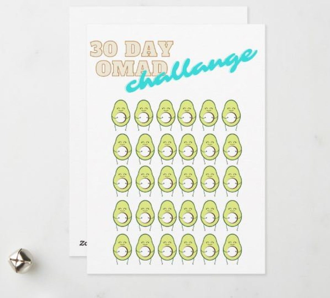 30 Day OMAD Printable Etsy
