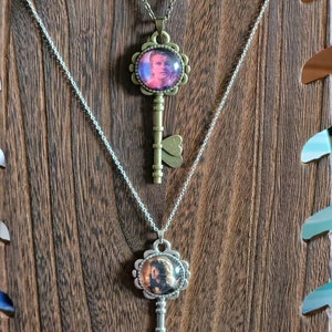 Steve and Eddie key necklaces