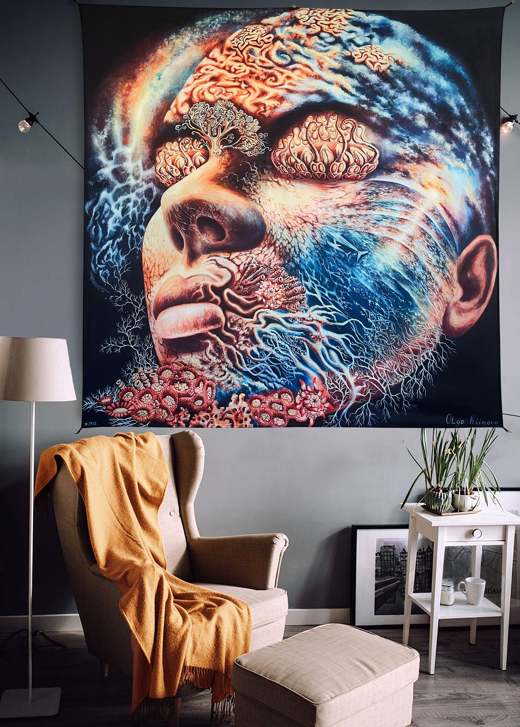Alex grey gaia tapestry sale