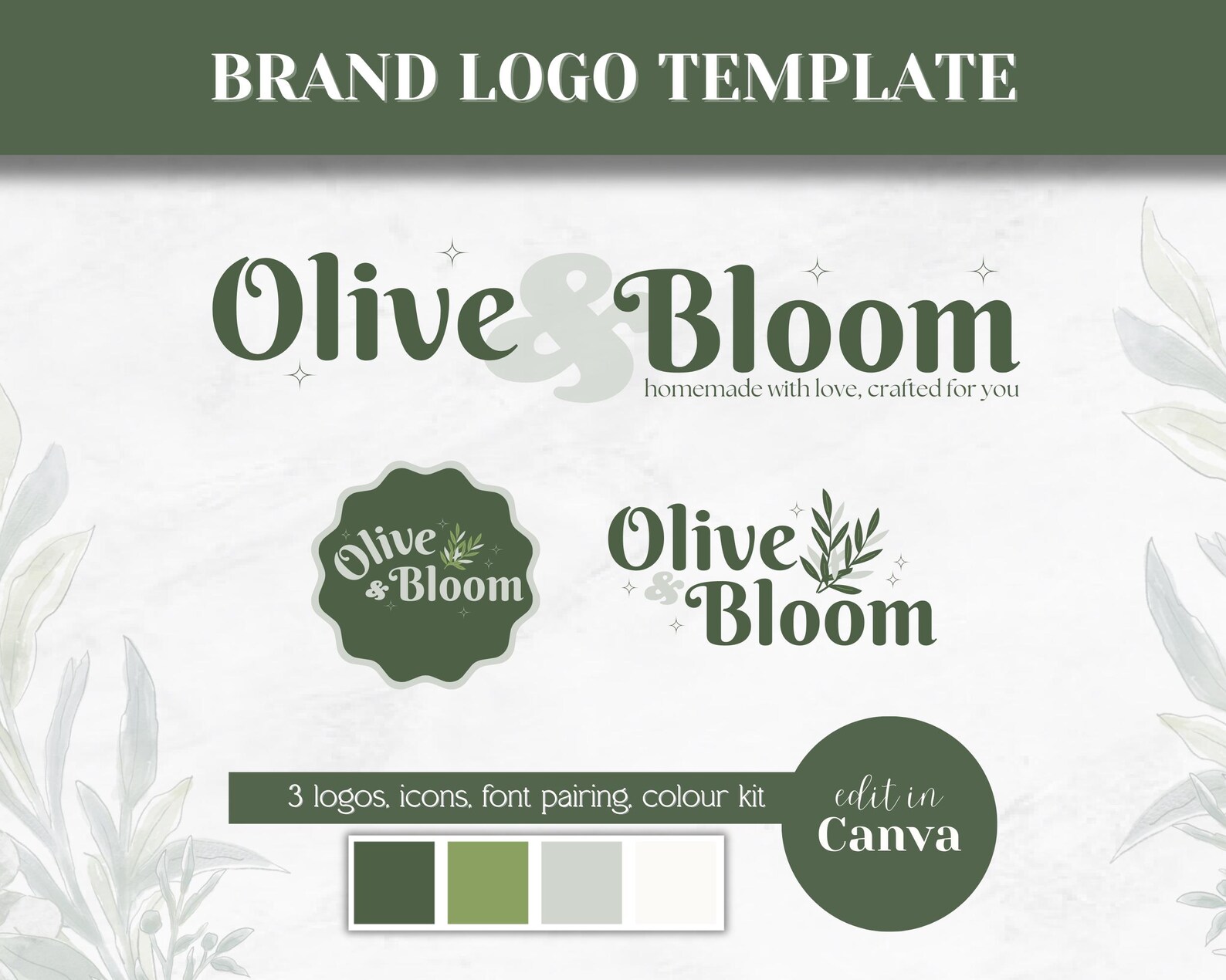 Editable Logo Design for Small Business Logo Template for Diy Logo ...