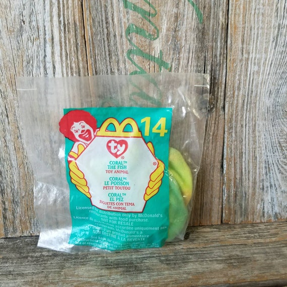 coral the fish beanie baby value