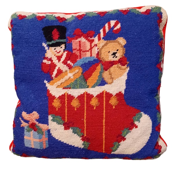Vintage Needlepoint Pillows Etsy