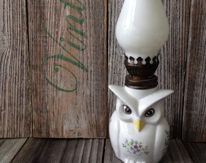 Vintage Owl Oil Lamp Vintage Oil Lamp Vintage Kerosene Lamp Etsy