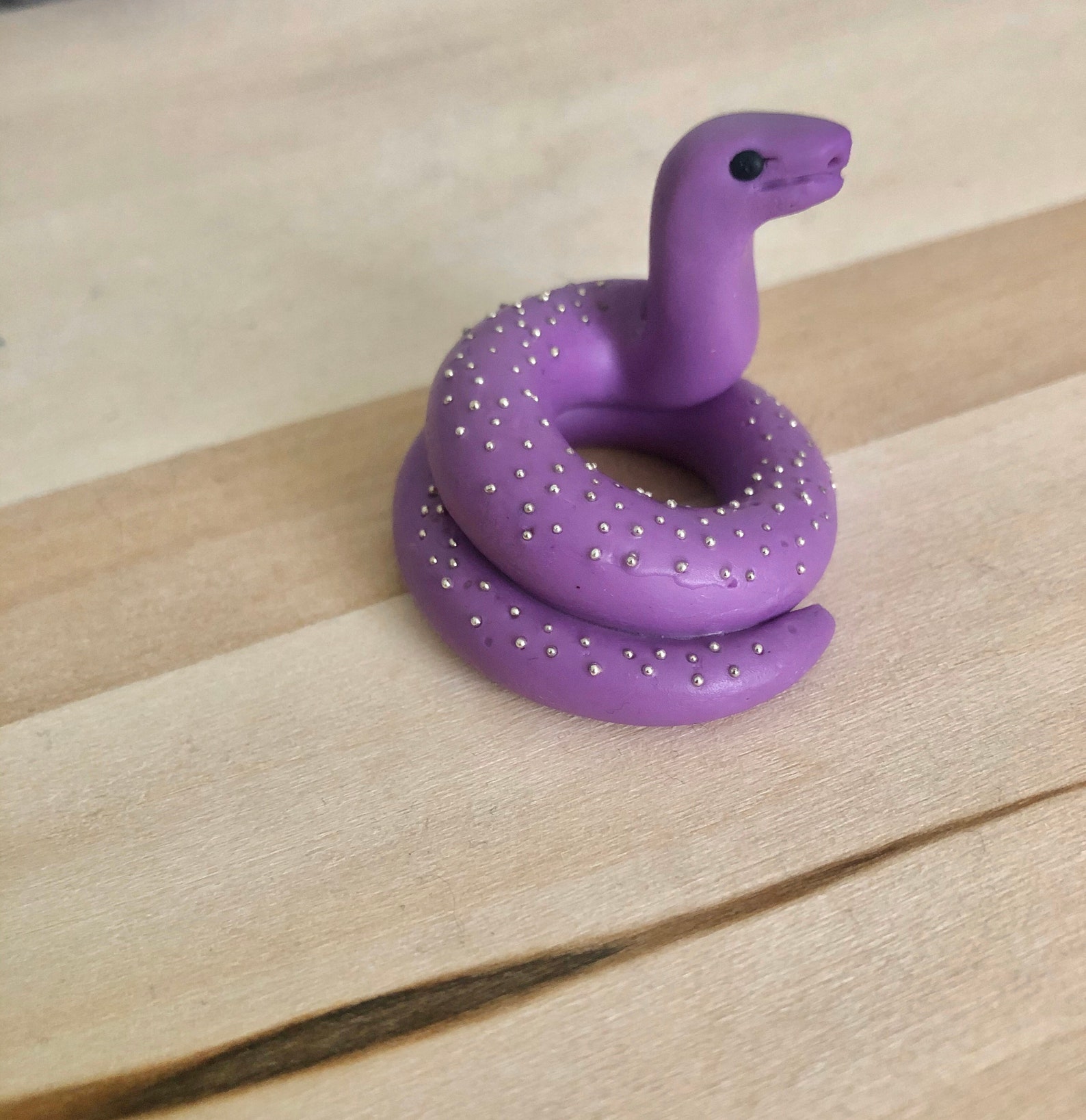 Polymer Clay Studded Snake Etsy