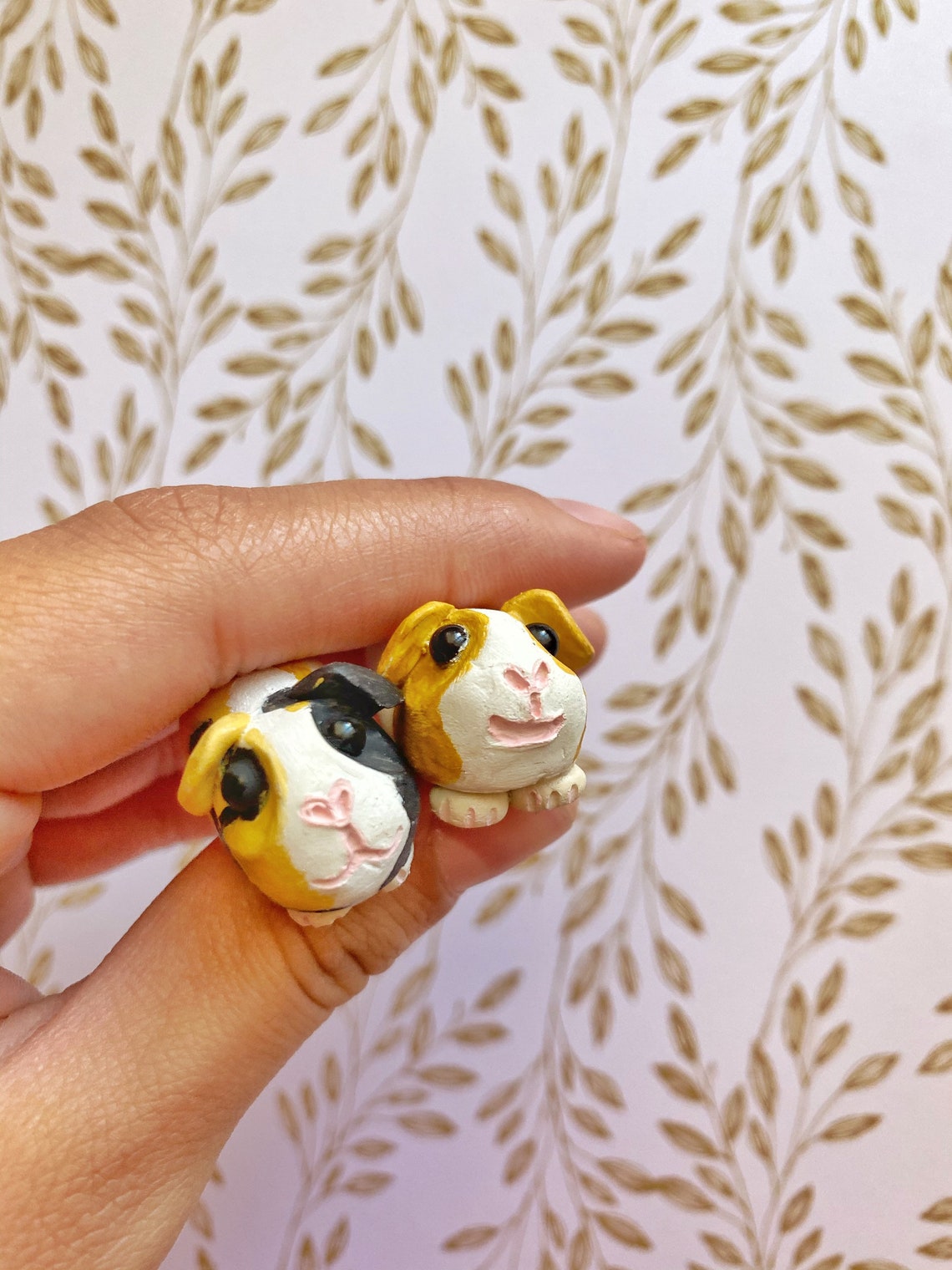 Custom Guinea Pigs Polymer Clay Guinea Pig Custom Figurine Etsy