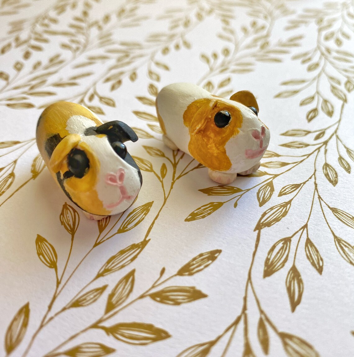 Custom Guinea Pigs Polymer Clay Guinea Pig Custom Figurine Etsy