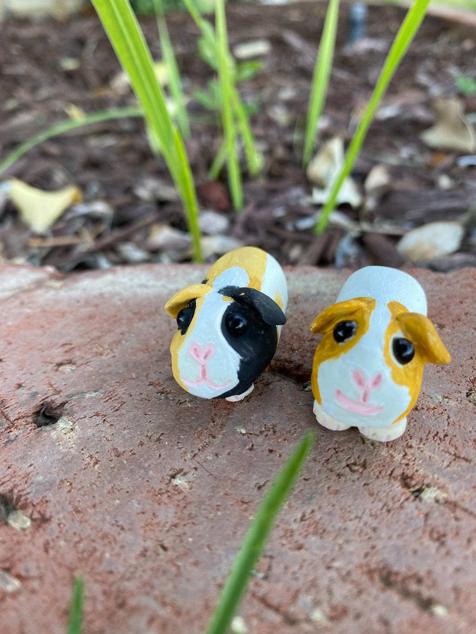 Custom guinea pigs polymer clay guinea pig custom figurine Etsy