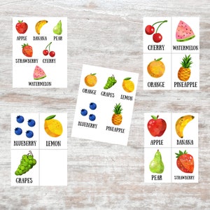 Fruit Fun Learning Flash Cards