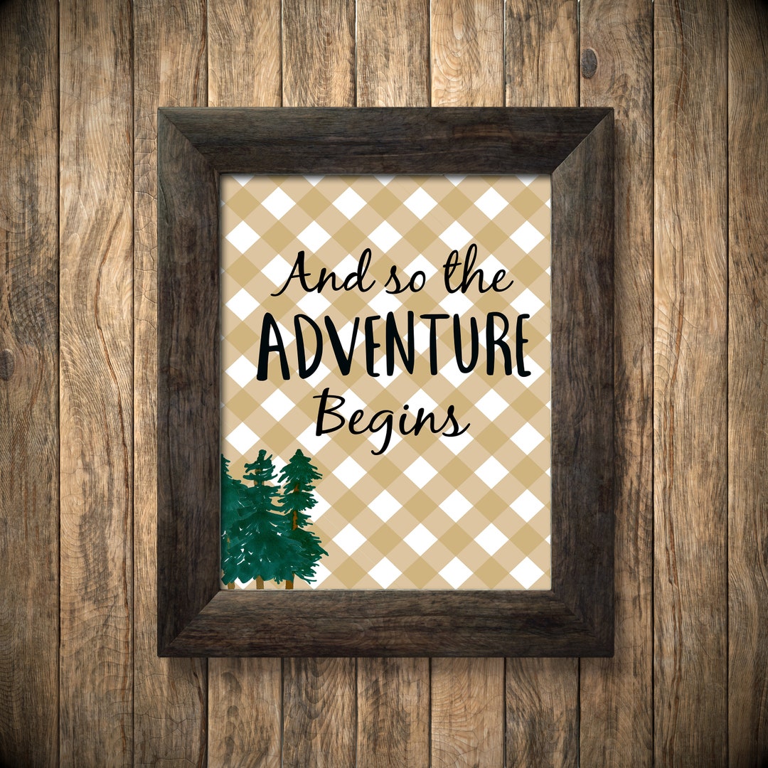 Woodsy Printable Adventure Printable/ Instant Download/ Pregnancy ...