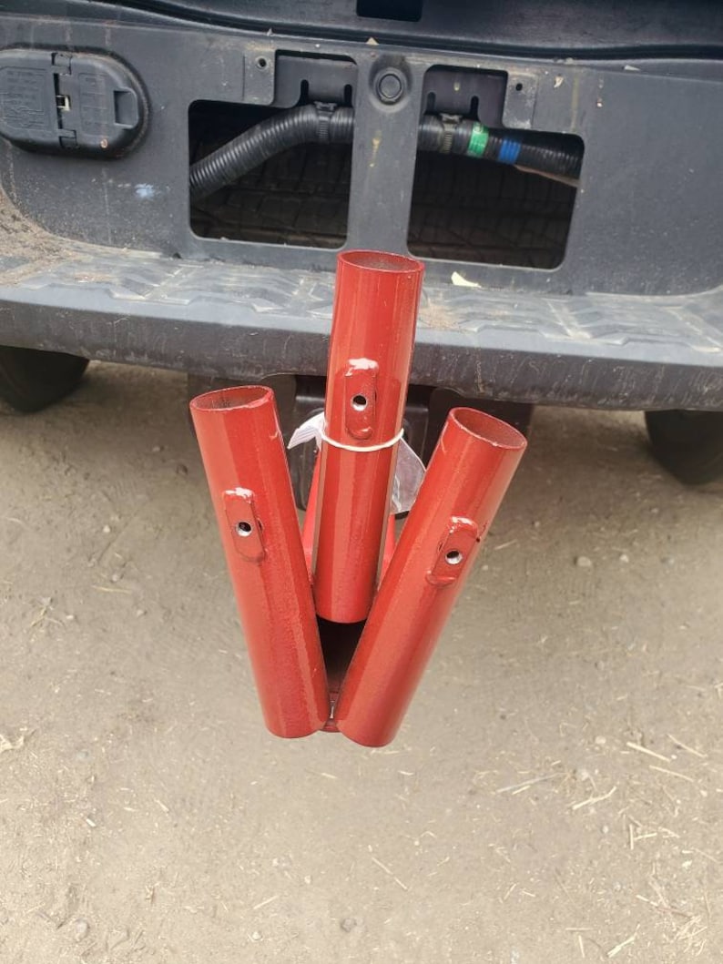 Trailer hitch flag pole mount 3 flag pole powder coated Etsy