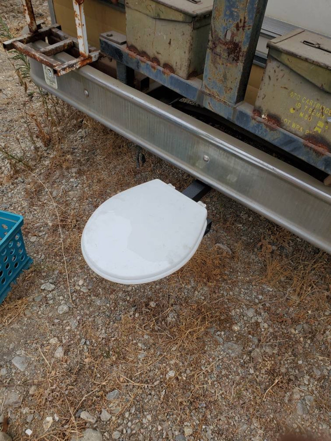 Trailer hitch toilet seat holder Etsy