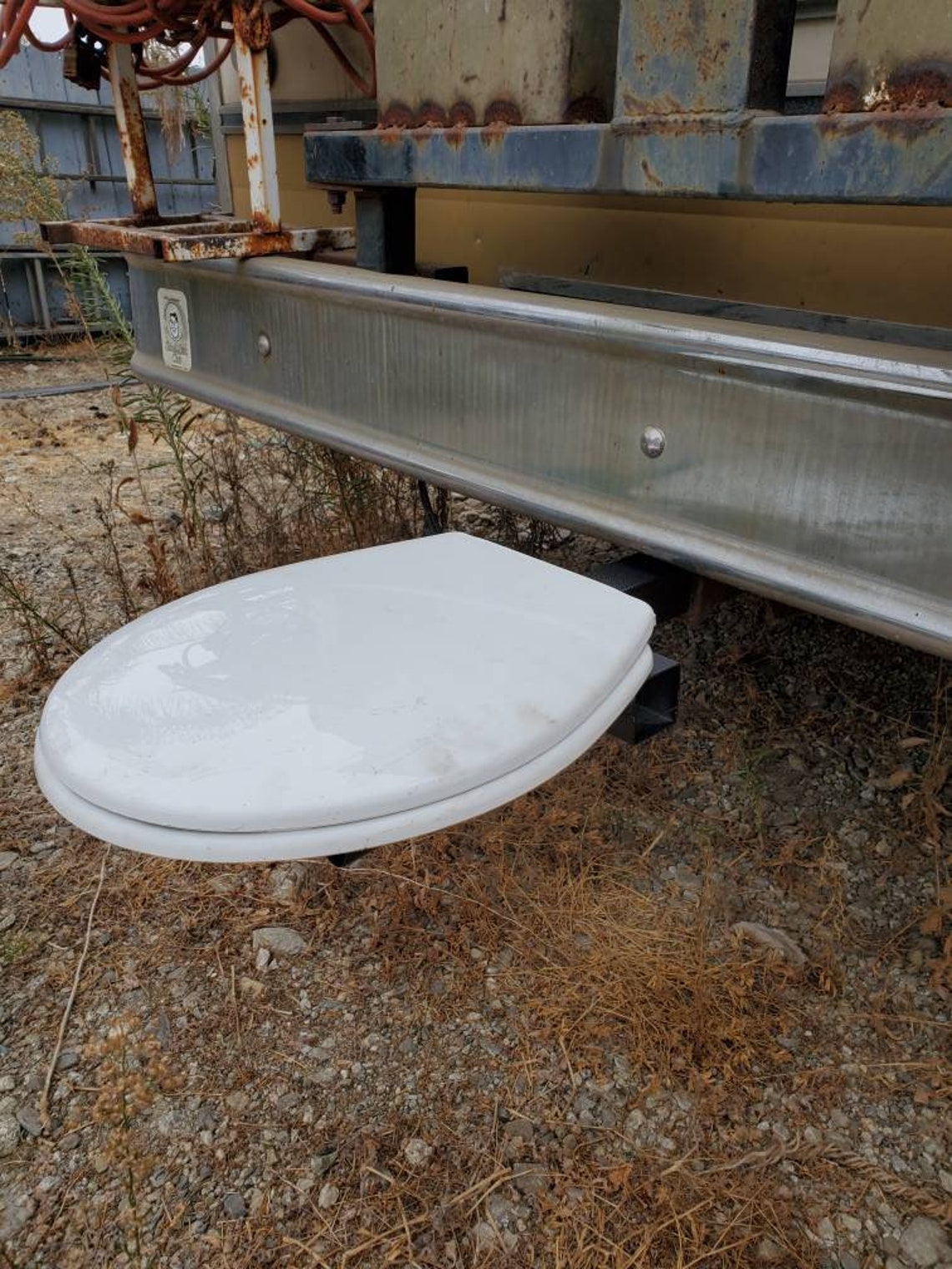 Trailer hitch toilet seat holder Etsy